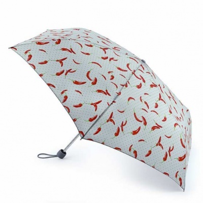 Fulton Superslim 2 Lightweight Foldable Umbrella (Hot Chillies)